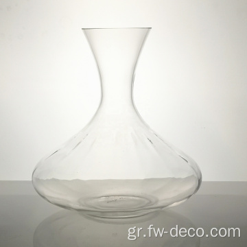 Χονδρικό διαφανές διαφανές από γυαλί κρασιού σε σχήμα τουλίπας
